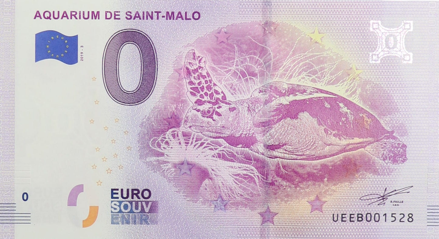 0 Euro - Aquarium De Saint-Malo - Francja - 2019