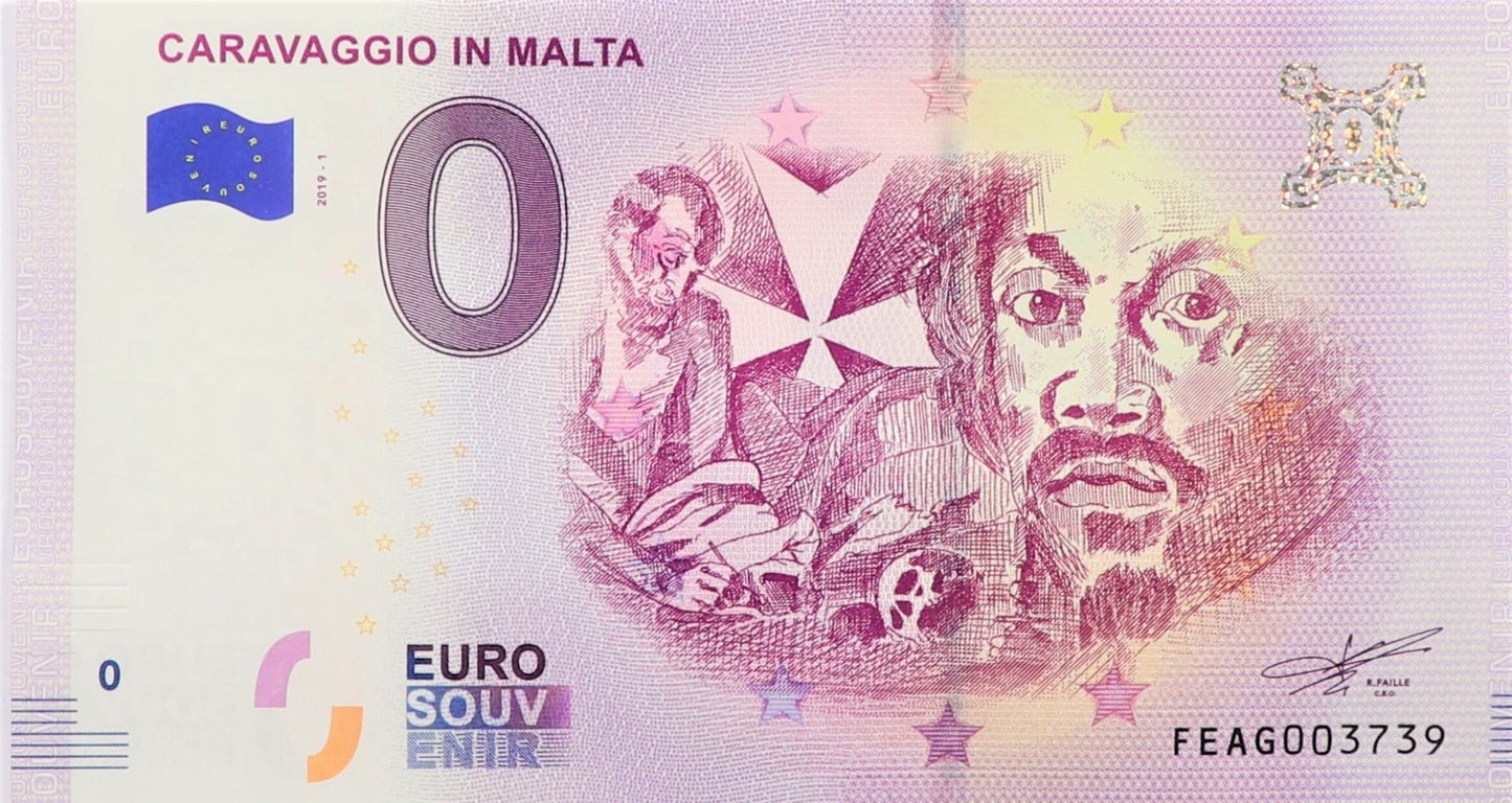 0 Euro - Caravaggio in Malta - Malta - 2019