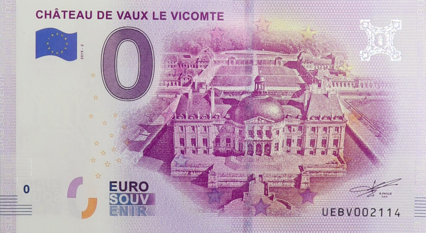 0 Euro - Chateau De Vaux Le Vicomte - Francja - 2019
