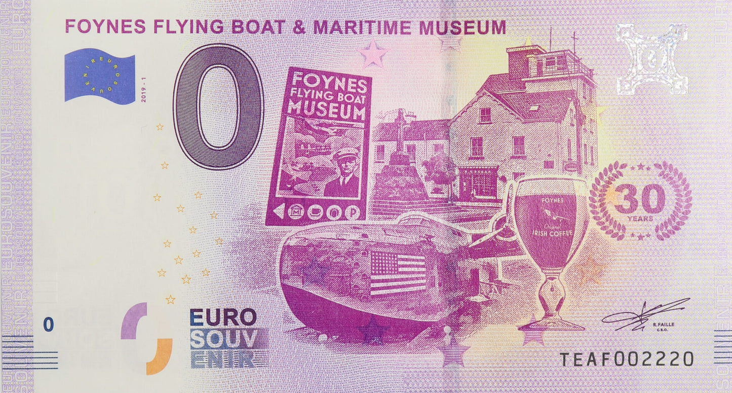 0 Euro - Foynes Flying Boat & Maritime Museum - Irlandia - 2019