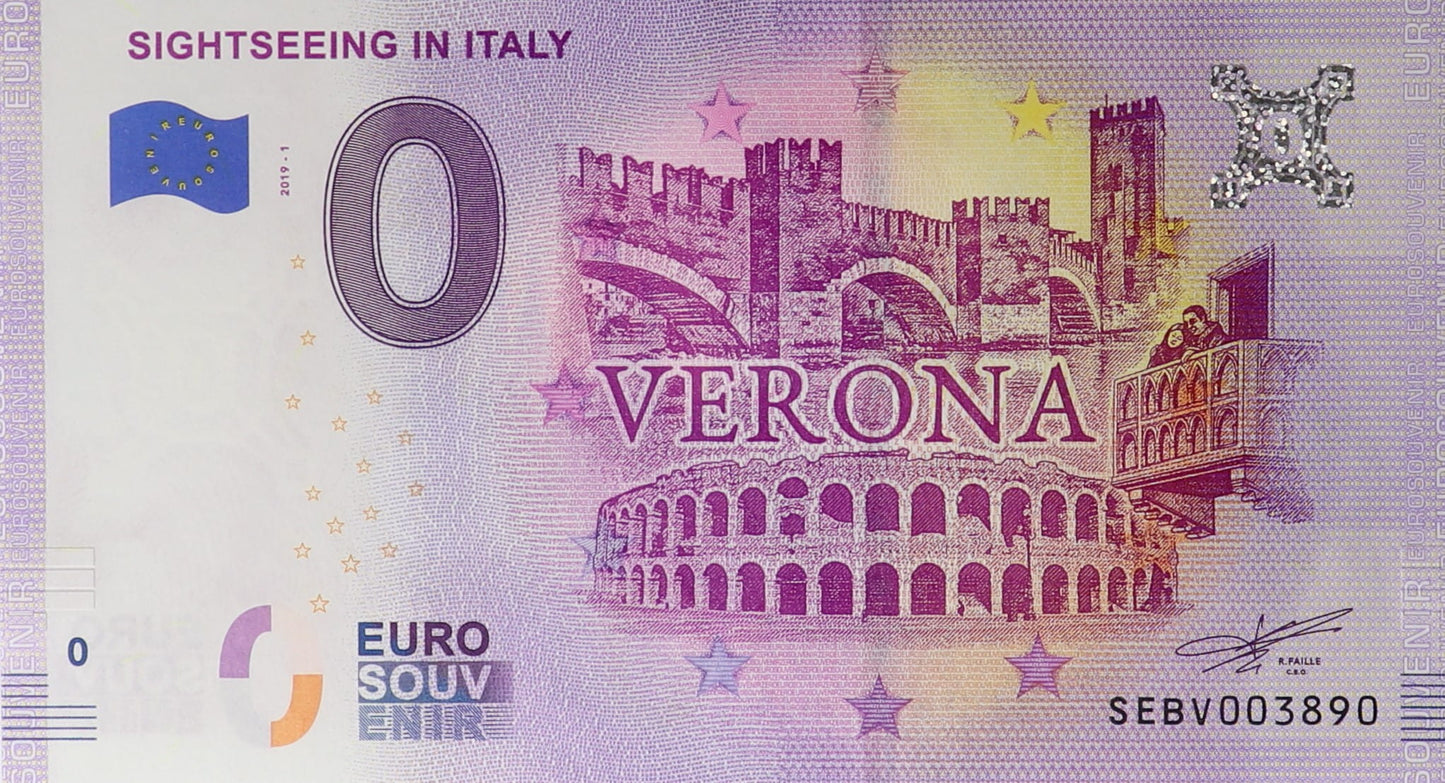 0 Euro - Sightseeing In Italy Verona - Włochy - 2019