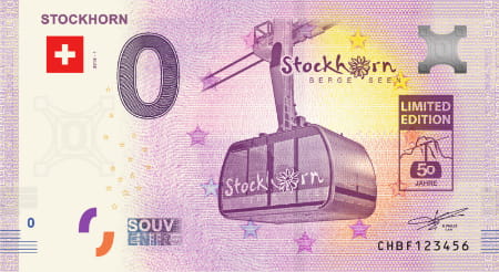 0 Euro - Stockhorn - Szwajcaria - 2018