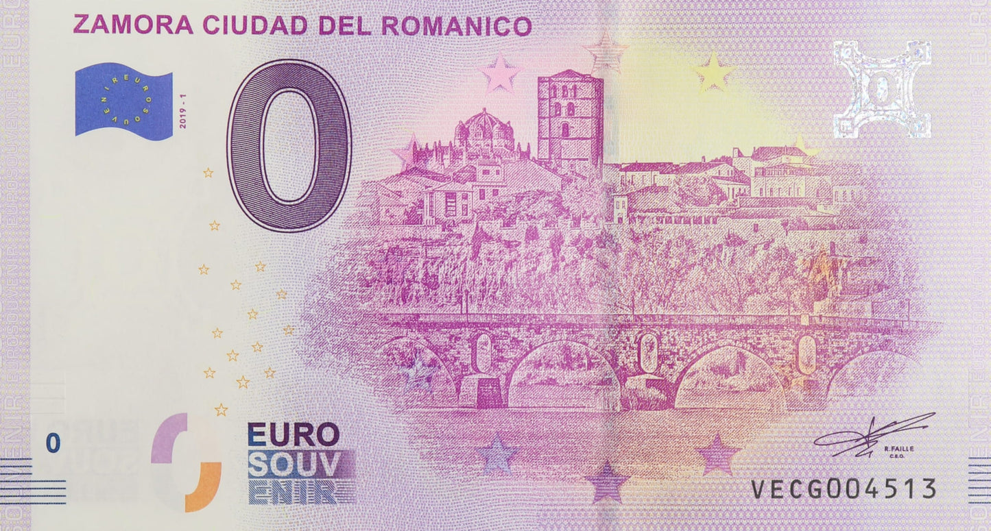 0 Euro - Zamora Ciudad Del Romanico - Hiszpania - 2019