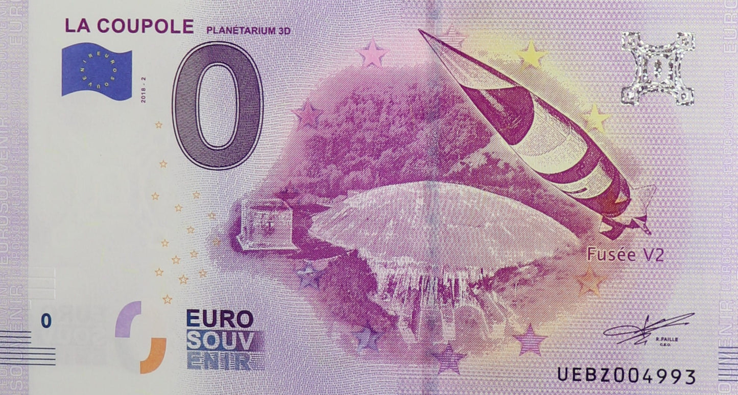 0 Euro- La Coupole - Francja - 2018