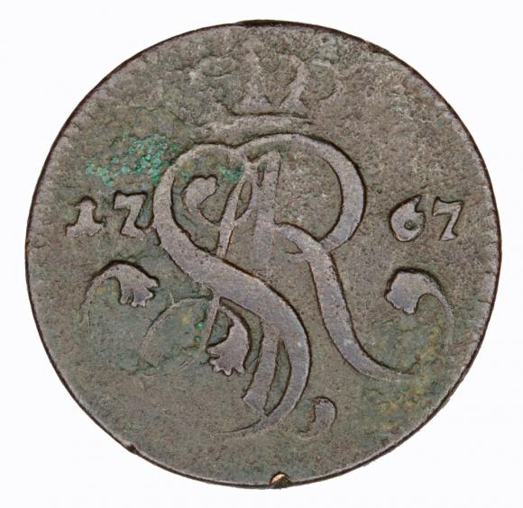 Grosz 1767 Stanisław August Poniatowski Kraków