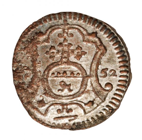 Halerz 1752 August III Polska Drezno