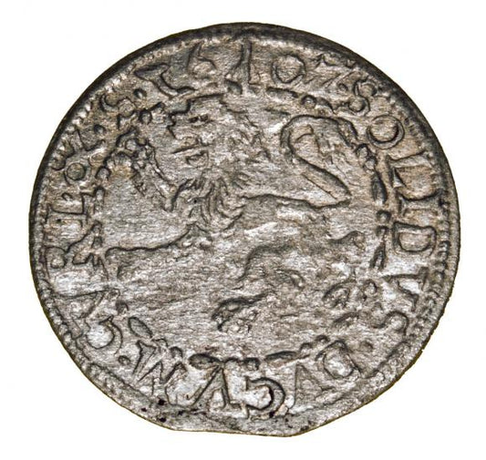 Szeląg 1607 Fryderyk i Wilhelm Kettler Księstwo Kurlandzkie Mitawa