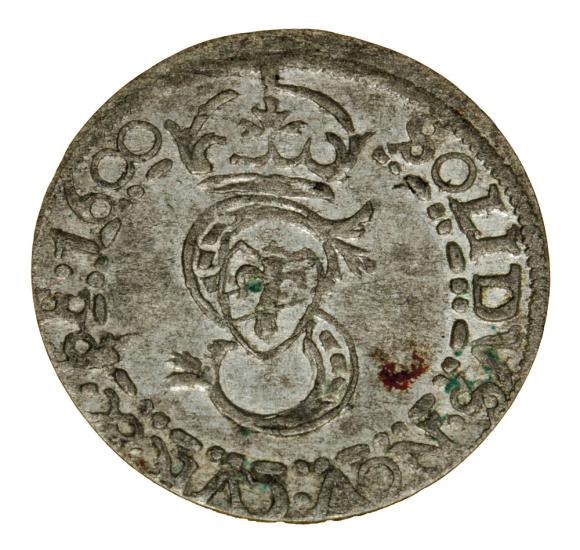 Szeląg kurlandzki 1600 Fryderyk i Wilhelm Kettler Księstwo Kurlandzkie Mitawa