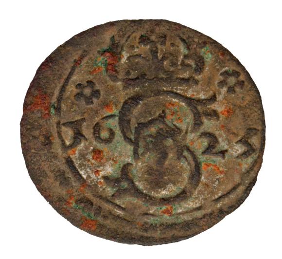 Denar 1623 Zygmunt III Waza Polska Łobżenica