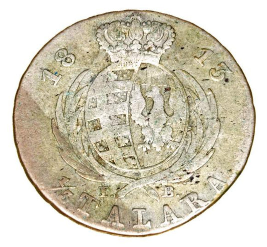 1/3 talara 1813 Fryderyk August Księstwo Warszawskie Warszawa
