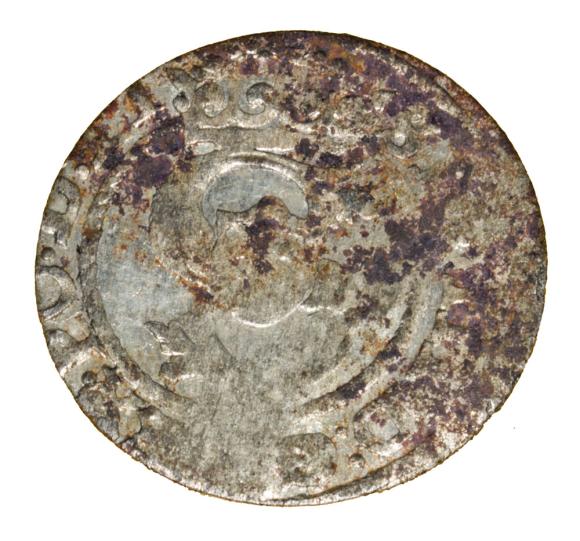 Szeląg 1597 Zygmunt III Waza Ryga