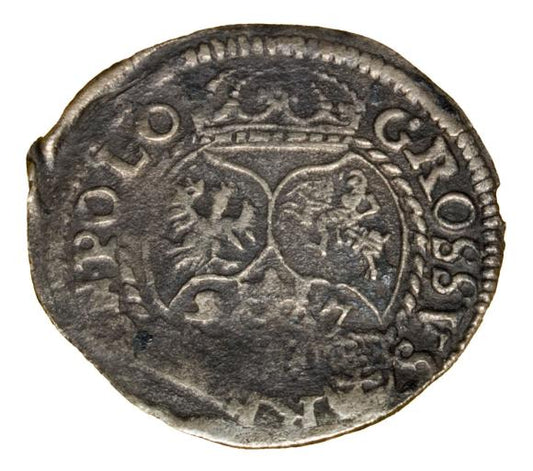 Grosz 1597 Zygmunt III Waza Poznań