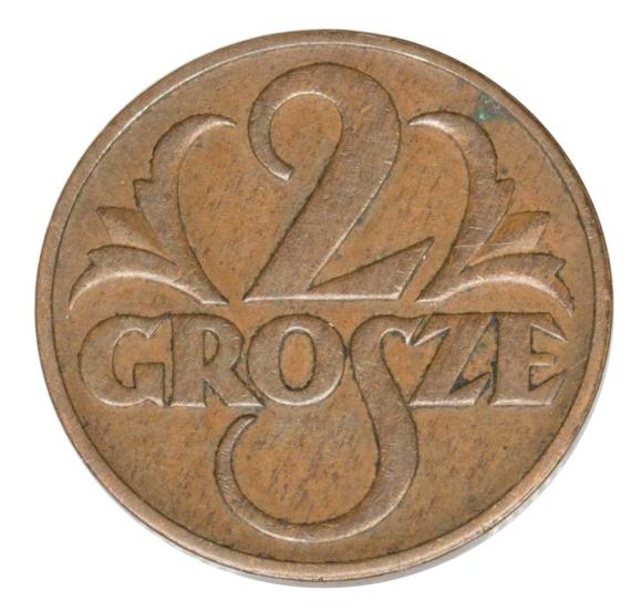 2 grosze 1937 II RP Warszawa