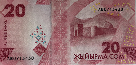 20 Som - Kirgistan - 2023 rok