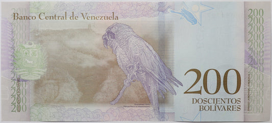 200 Boliwarów soberano - Wenezuela - 2018 rok
