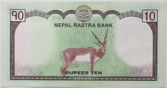 10 Rupii - Nepal - 2020 rok