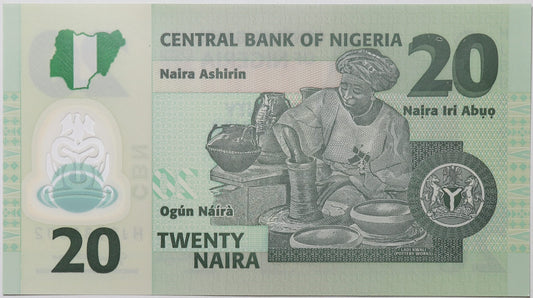20 Naira - Nigeria - 2022 rok