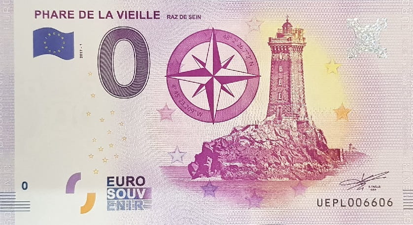 0 Euro - Phare De La Vielle - Francja - 2017