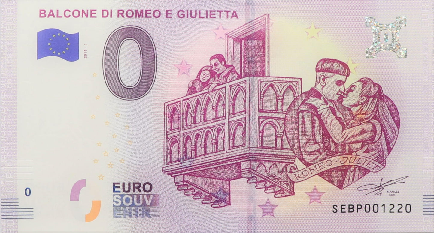 0 Euro - Balcone Di Romeo E Giulietta - Włochy - 2019