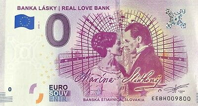 0 Euro - Banka Lasky - Słowacja - 2018