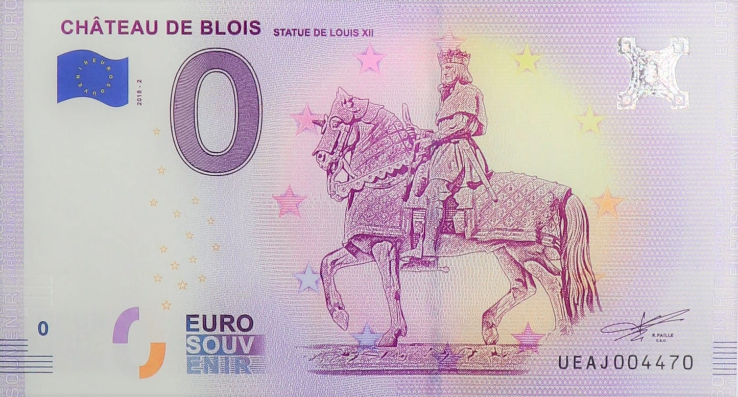 0 Euro - Chateau De Blois  - Francja - 2018