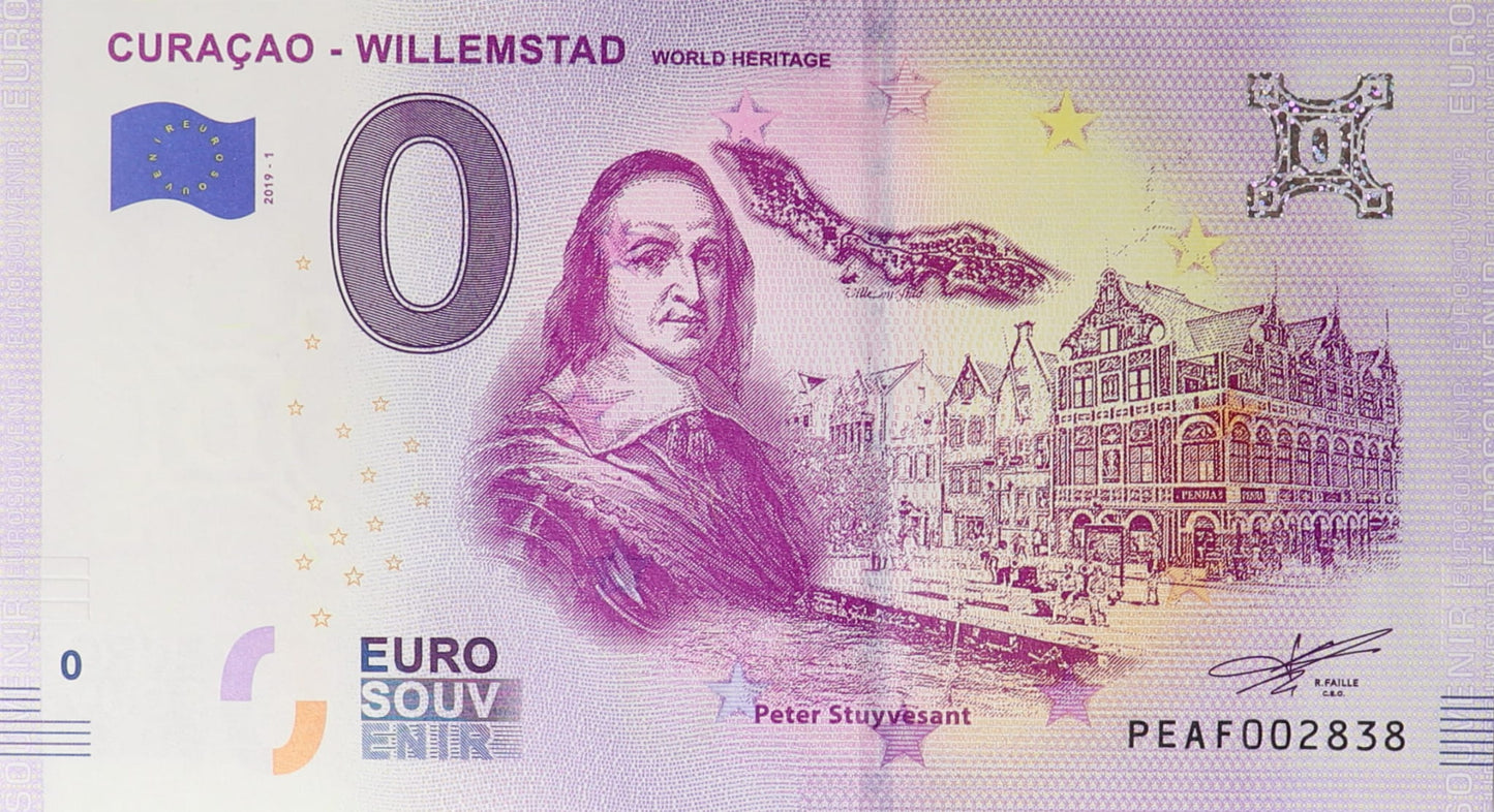 0 Euro - Curacao - Willemstad - Holandia - 2019