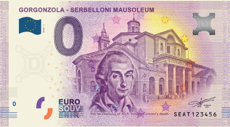0 Euro - Gorgonzola - Serbelloni Mausoleum - Włochy - 2018