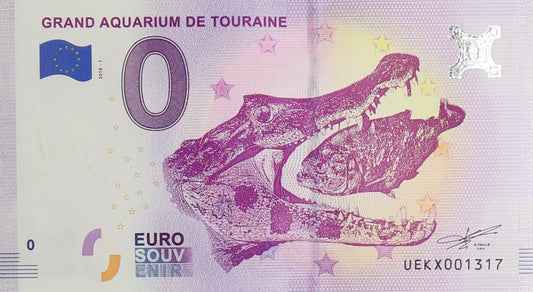 0 Euro - Grand Aquarium De Touraine - Francja - 2018