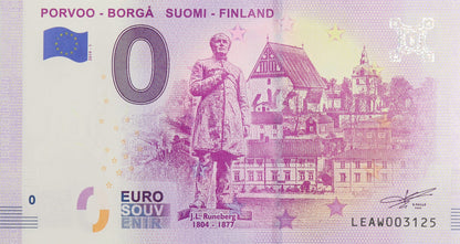 0 Euro - Porvoo - Borga Suomi - Finlandia - 2019