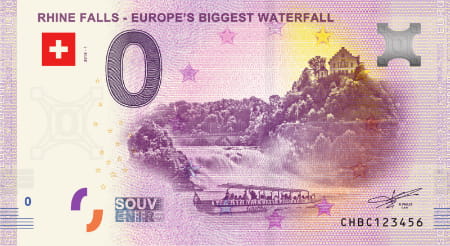 0 Euro - Rhine Falls - Szwajcaria - 2019