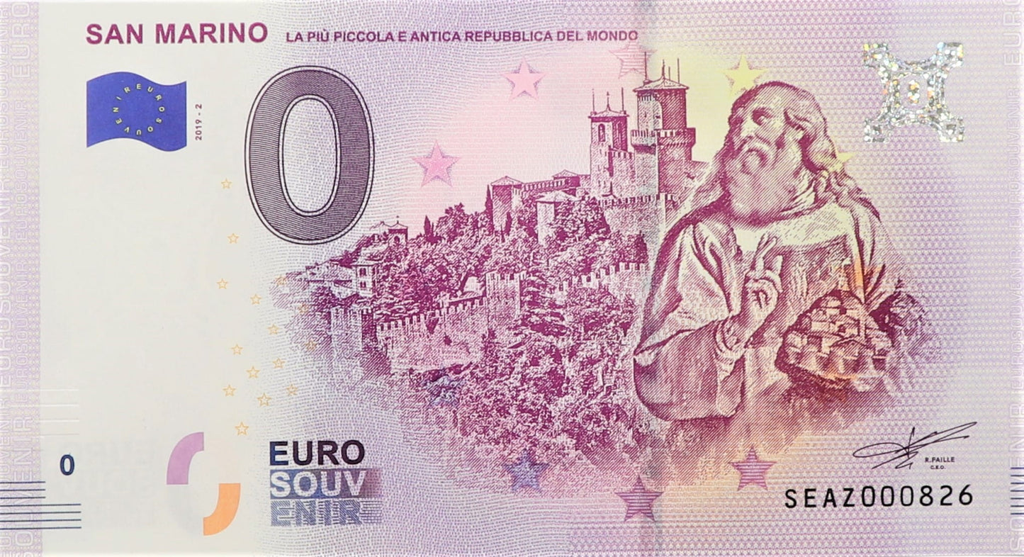 0 Euro - San Marino - 2019