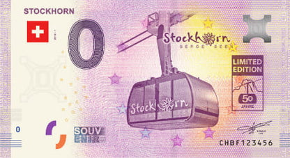 0 Euro - Stockhorn - Szwajcaria - 2018