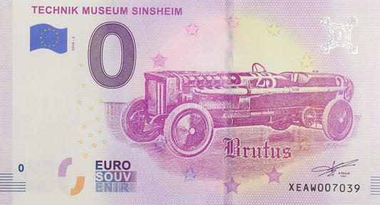 0 Euro - Technik Museum Sinsheim - Niemcy - 2018