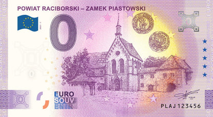 0 Euro - Zamek Piastowski w Raciborzu - Polska - 2021