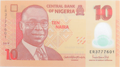 10 Naira - Nigeria - 2022 rok