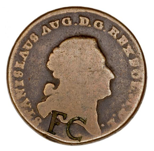Trojak 1766 Stanisław August Poniatowski Warszawa