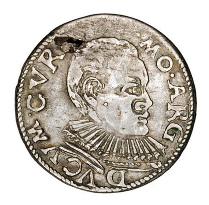 Trojak 1596 Fryderyk Kettler Księstwo Kurlandzkie Mitawa