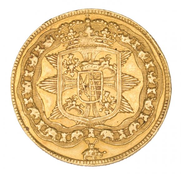 2 dukaty 1702 August II Mocny Polska Drezno