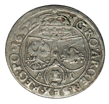 Szóstak 1662 Jan Kazimierz Lwów