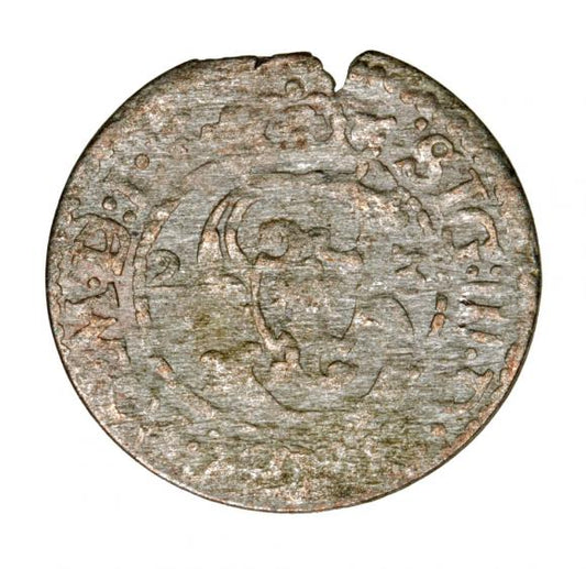 Szeląg 1623 Zygmunt III Waza Litwa Wilno