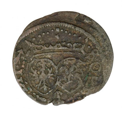 Szeląg 1617 Zygmunt III Waza Litwa Wilno