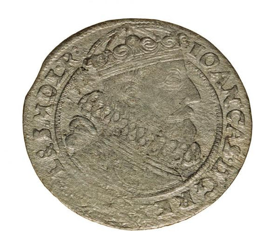 Szóstak 1657 Jan Kazimierz Polska Kraków