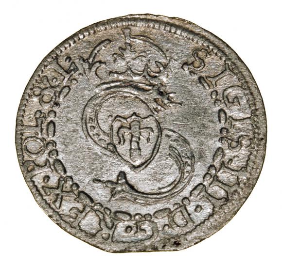 Szeląg 1607 Fryderyk i Wilhelm Kettler Księstwo Kurlandzkie Mitawa