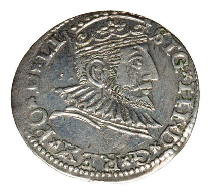 Trojak 1591 Zygmunt III Waza Ryga