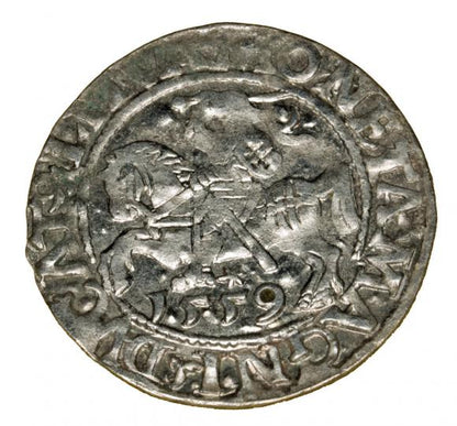 Półgrosz 1559 Zygmunt II August Wilno