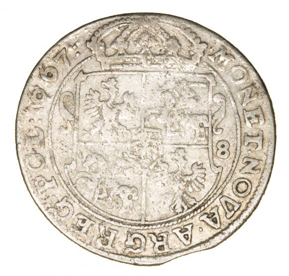 Ort 1667 Jan Kazimierz Polska Bydgoszcz