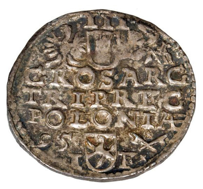 Trojak 1595 Zygmunt III Waza Polska Poznań