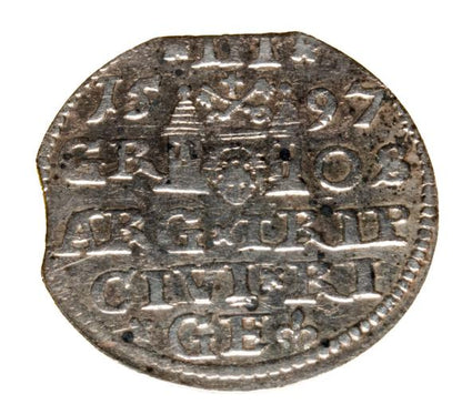 Trojak 1597 Zygmunt III Waza Ryga