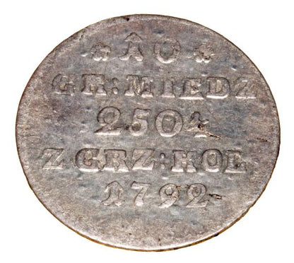 10 groszy 1792 Stanisław August Poniatowski Polska Warszawa