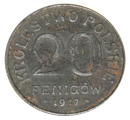 20 fenigów 1917 Królestwo Polskie Stuttgart